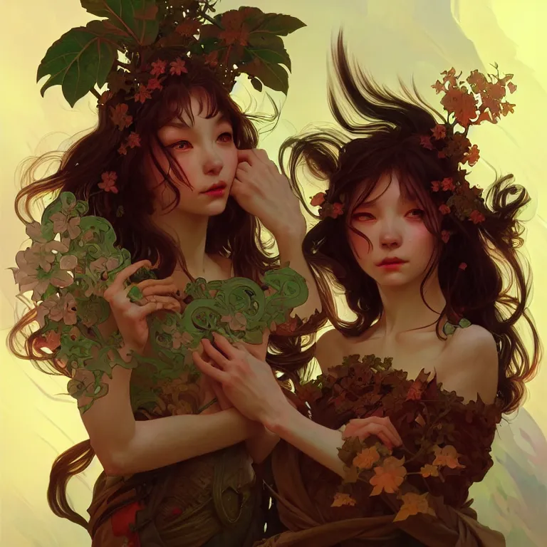 Image similar to beautiful goblin, highly detailed, digital painting, artstation, sharp focus, illustration, art by tan zi and ayanamikodon and alphonse mucha and wlop