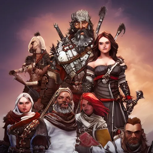 Image similar to divinity original sin 2, div os 2, div 2, group chat icon