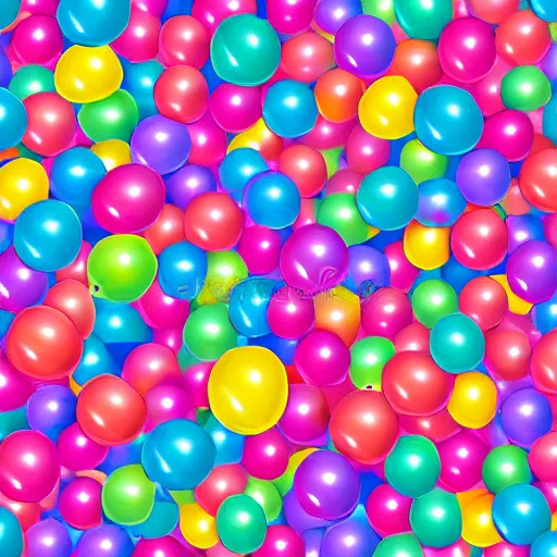 Image similar to bubbly balloons, thick bold digital illustration. simple.