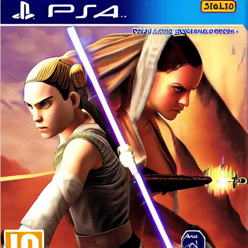 Image similar to rey skywalker game for the ps 2