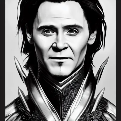 loki face drawing