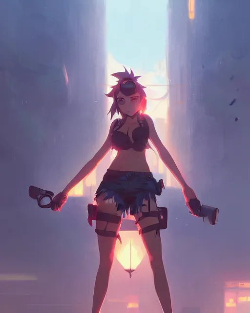 Image similar to huntington beach anime, details, sharp focus, illustration, by jordan grimmer and greg rutkowski, trending artstation, pixiv, digital art