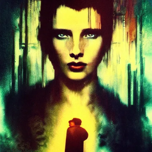 Image similar to portrait, wind kissed picture, ashes, lament, by blade runner,