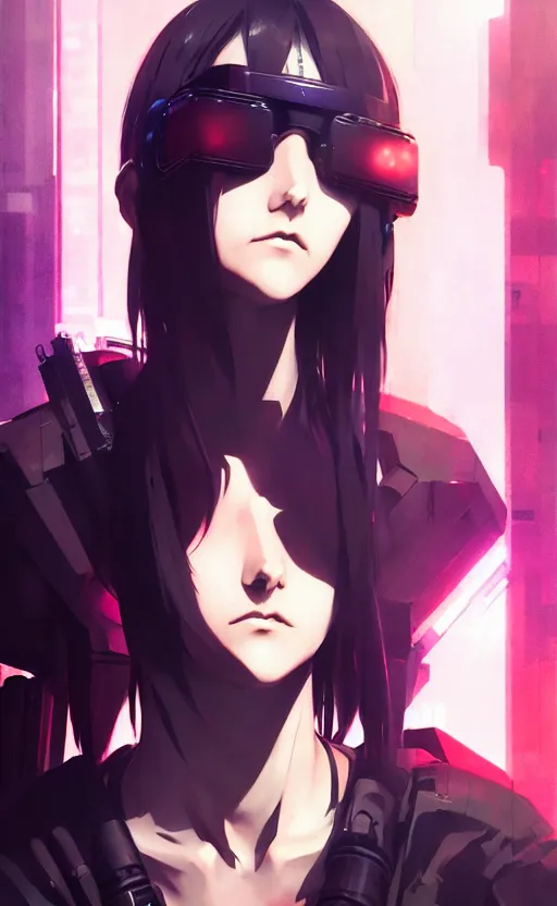 Cyberpunk Anime Girl · Creative Fabrica