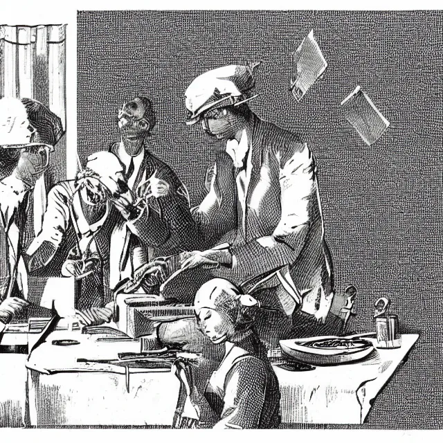 Image similar to dissection of a cannabis joint, vintage textbook illustration