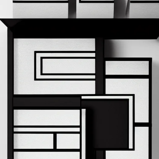 Prompt: box design modern black and white color scheme, minimalist, nature