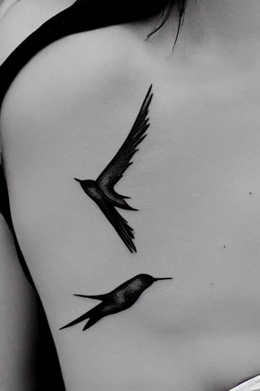 a beautiful swallow tattoo design of minimalist | Stable Diffusion | OpenArt