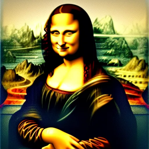 Image similar to Male Mona Lisa