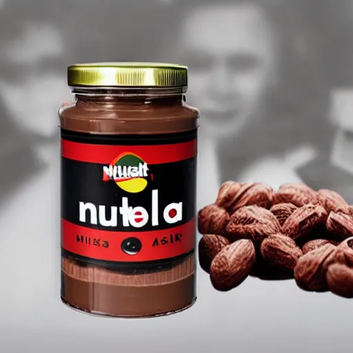 Prompt: nutella jar designed by elon musk
