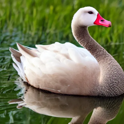 Image similar to goose with a sunburn