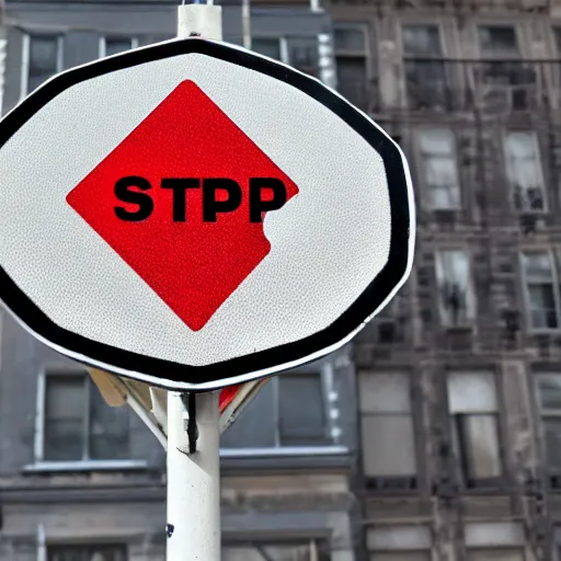 Image similar to a stop sign