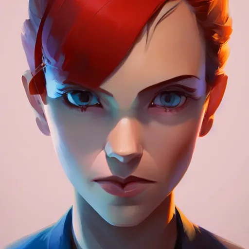 Image similar to face icon stylized minimalist m. a. s. h., loftis, cory behance hd by jesper ejsing, by rhads, makoto shinkai and lois van baarle, ilya kuvshinov, rossdraws global illumination