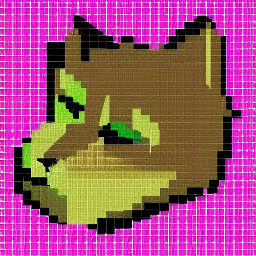 Prompt: a pixelart style image of cat