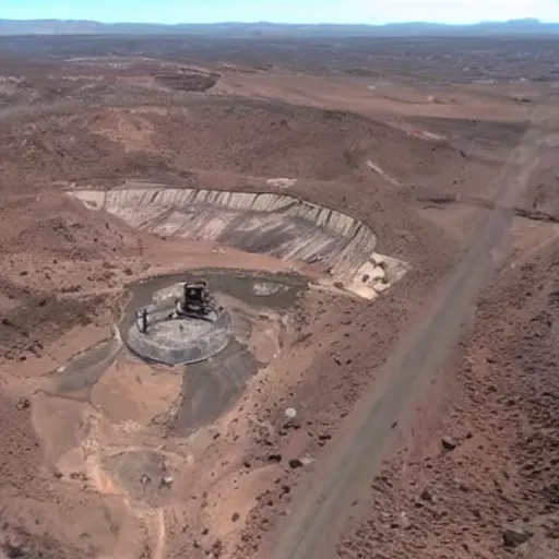 Image similar to GoPro footage of the Black Mesa Research Facility