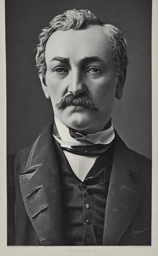 Image similar to portrait of a victorian politician, male, victorian, detailed face, highly detailed, cinematic lighting, photograph by elliott & fry