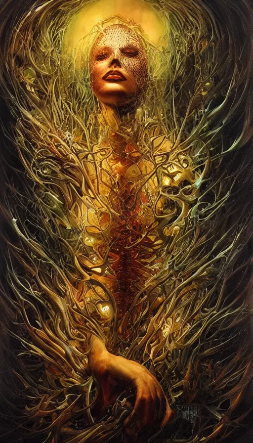 Prompt: The end of an organism, by Karol Bak