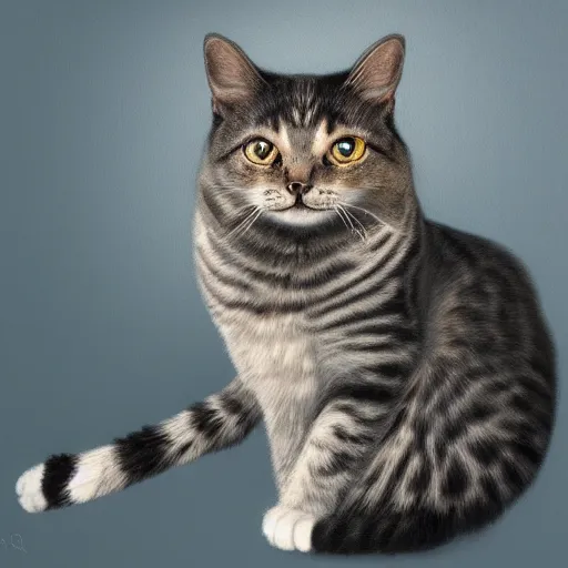 Image similar to the cat docotr holds an x ray film, oil painting, trending in Artstation, artstationHD, 4k