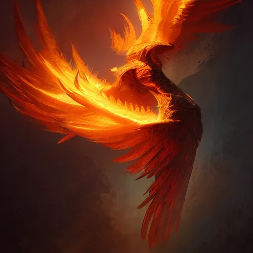 Prompt: rising phoenix, powerfull, flames, intricate, detailed, volumetric lighting, scenery, digital painting, highly detailed, artstation, sharp focus, illustration, concept art, ruan jia, steve mccurry