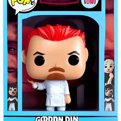 Image similar to gordon ramsay funko pop