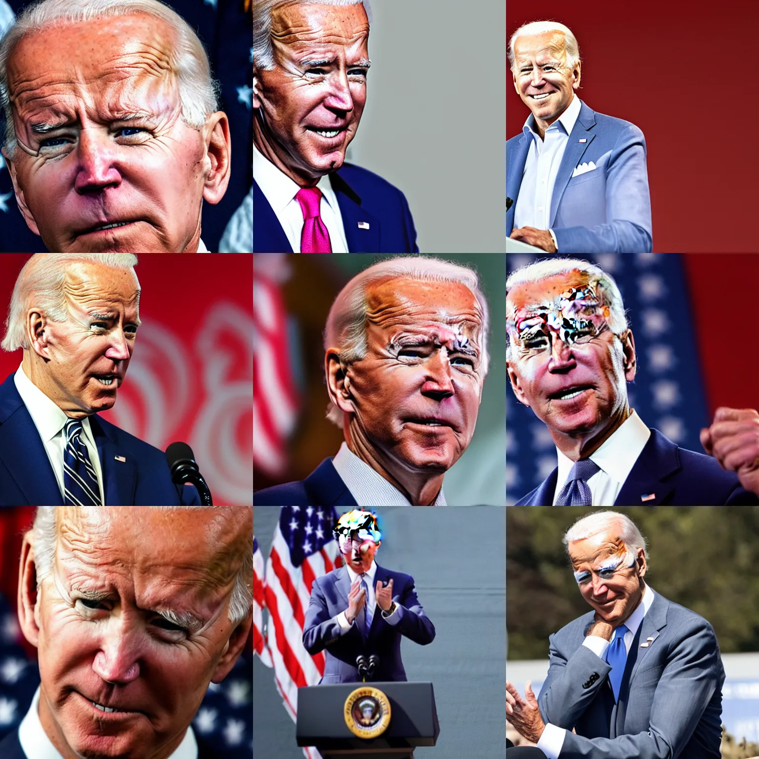 Prompt: photo of joe biden in