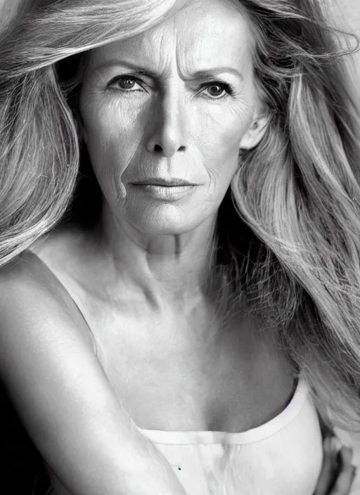 Image similar to portrait of beautiful female clint eastwood by mario testino, headshot, detailed, award winning, sony a 7 r