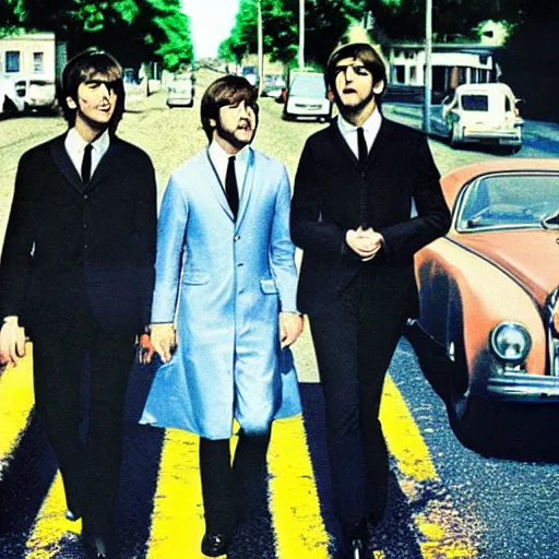 Image similar to the beatles album cover