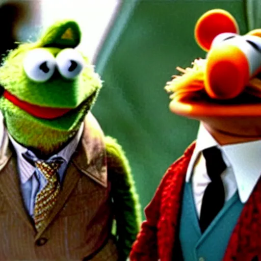 Image similar to still of the Muppets in the movie Saving Private Ryan