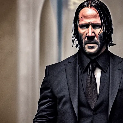 Image similar to Jason Statham as John Wick