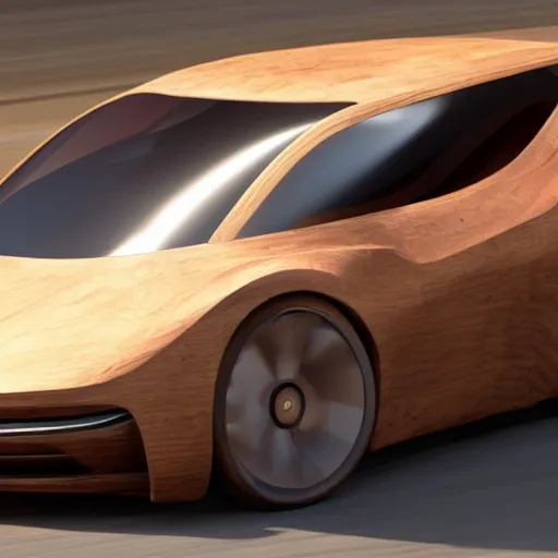 Image similar to Elon Musk is driving a wooden car, 4k, Unreal 5, Octane render, Hyperrealistic, Exquisite detail