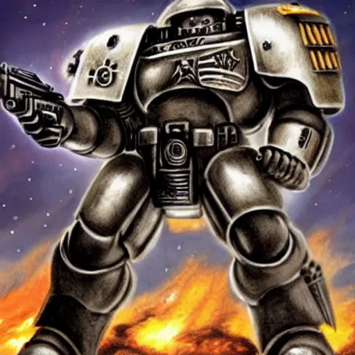 Image similar to Human Space Marine