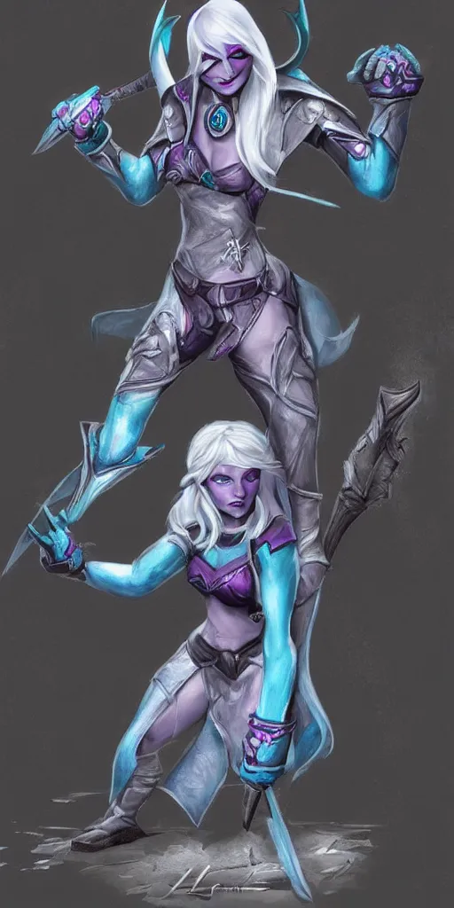 Image similar to Female drow fighter