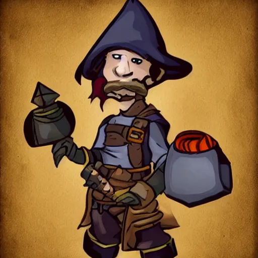 Image similar to eshey stoner rogue, wearing a small bag, dungeons and dragons, character concept of a rogue