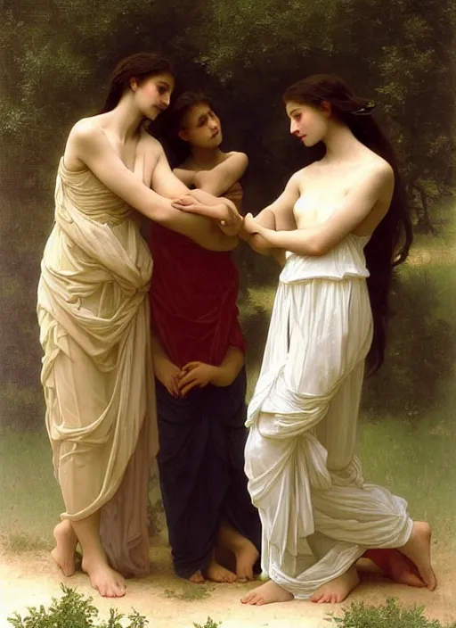 Prompt: a painting so beautiful and universally loved it creates peace on earth, profound epiphany, trending on artstation, by william - adolphe bouguereau, john singer sargent