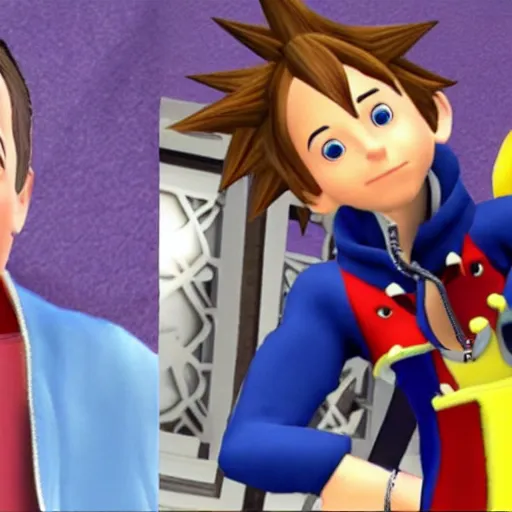 Image similar to jerry seinfeld in kingdom hearts