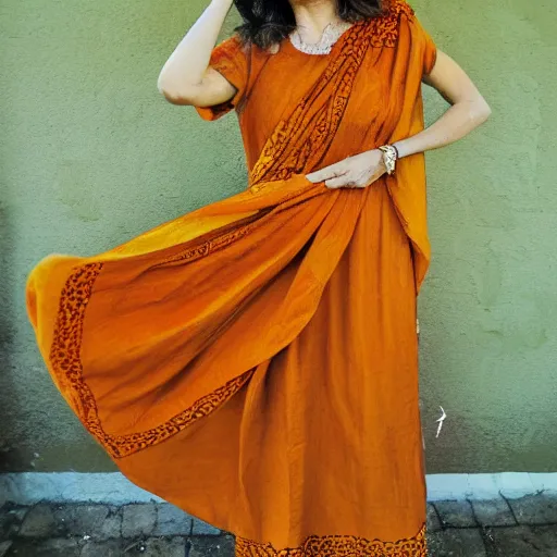 Image similar to modern marigold lady