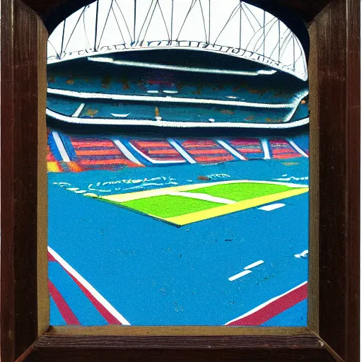 Image similar to 6:05, outside the stadium special delivery for Hoops McCann, mixed media, by Tadanori Yokoo