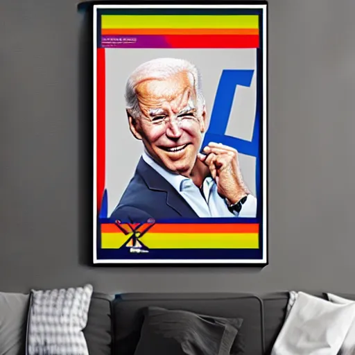 Prompt: biden lgbt poster in style of nazi propaganda