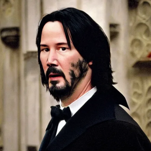 Image similar to Keanu reeves in Harry Potter