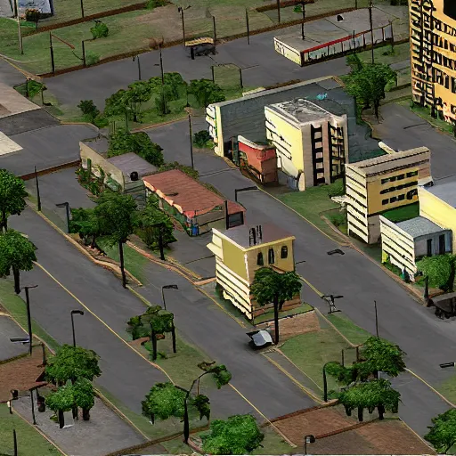 Image similar to pembroke pines florida in gta san andreas game high detail