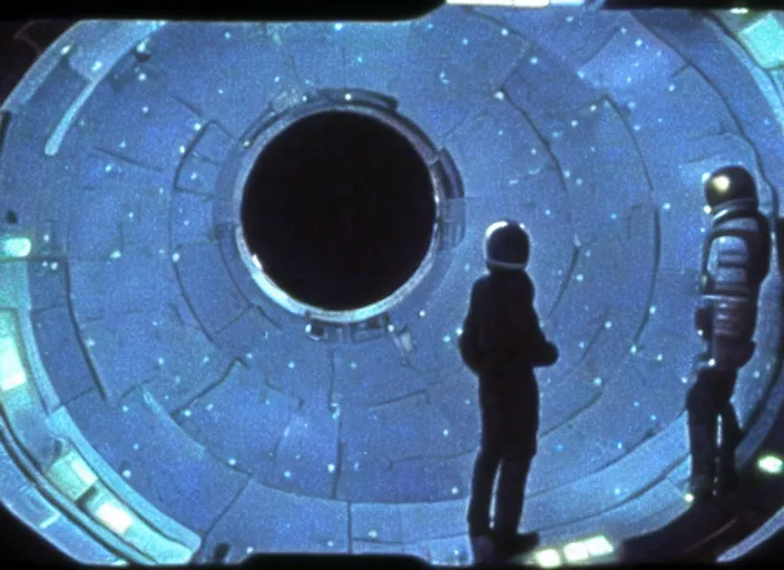 Prompt: deleted star gate sequence scene from the 1 9 6 8 science fiction film 2 0 0 1 : a space odyssey