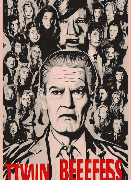 Image similar to twin peaks movie poster art by gary pullin