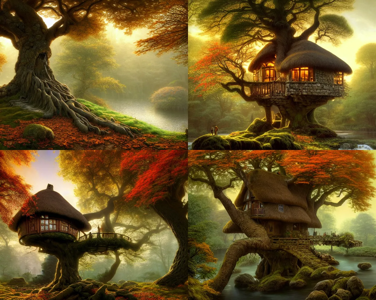 lord of the rings tree houses