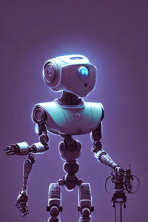 Image similar to beautiful robot character design, product photography, dystopian, glowing led lights, skin details, plastic action figure, digital painting, comic book drawing, sculpted in zbrush, artstation, concept art, comic art by mike mignola and david rubin, simon stalenhag and simon bisley