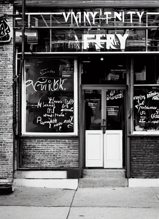 Image similar to variety coffee roasters, brooklyn, photorealistic photography, 3 5 mm film, fuji, leica s, williamsburg, new york magazine, intricate, shadows