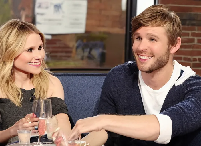 Prompt: first person point of view : a date with kristen bell