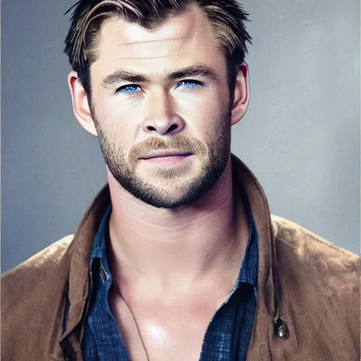 Prompt: Chris Hemsworth portrait