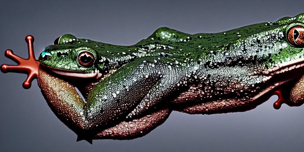 Image similar to a photograph of a mammal sea reptile frog bat bird strange animal creature monster, sharp focus, hyper realism, 8 k, hyper detailed, ultra detailed, highly detailed,