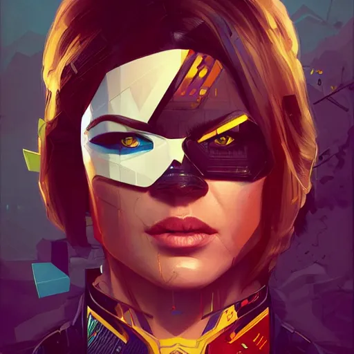 Image similar to by Kilian Eng, by Sandra Chevrier, high quality 3d rendered portrait, octane render, cgsociety