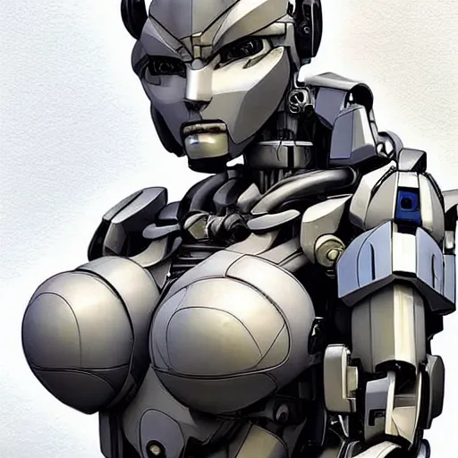 Prompt: a mecha version of a female bust, no irises, very symmetrical face, highly detailed, by vitaly bulgarov, by yoji shinkawa, by joss nizzi, by ben procter, by steve jung, widow maker, quintessa, metal gear solid, transformers cinematic universe, conceptartworld, pinterest, artstation, unreal engine