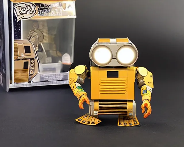 Image similar to Wall-E Funko Pop with package